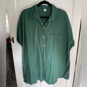 Linen cotton tunic dress